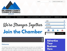 Tablet Screenshot of delawarecounty.org